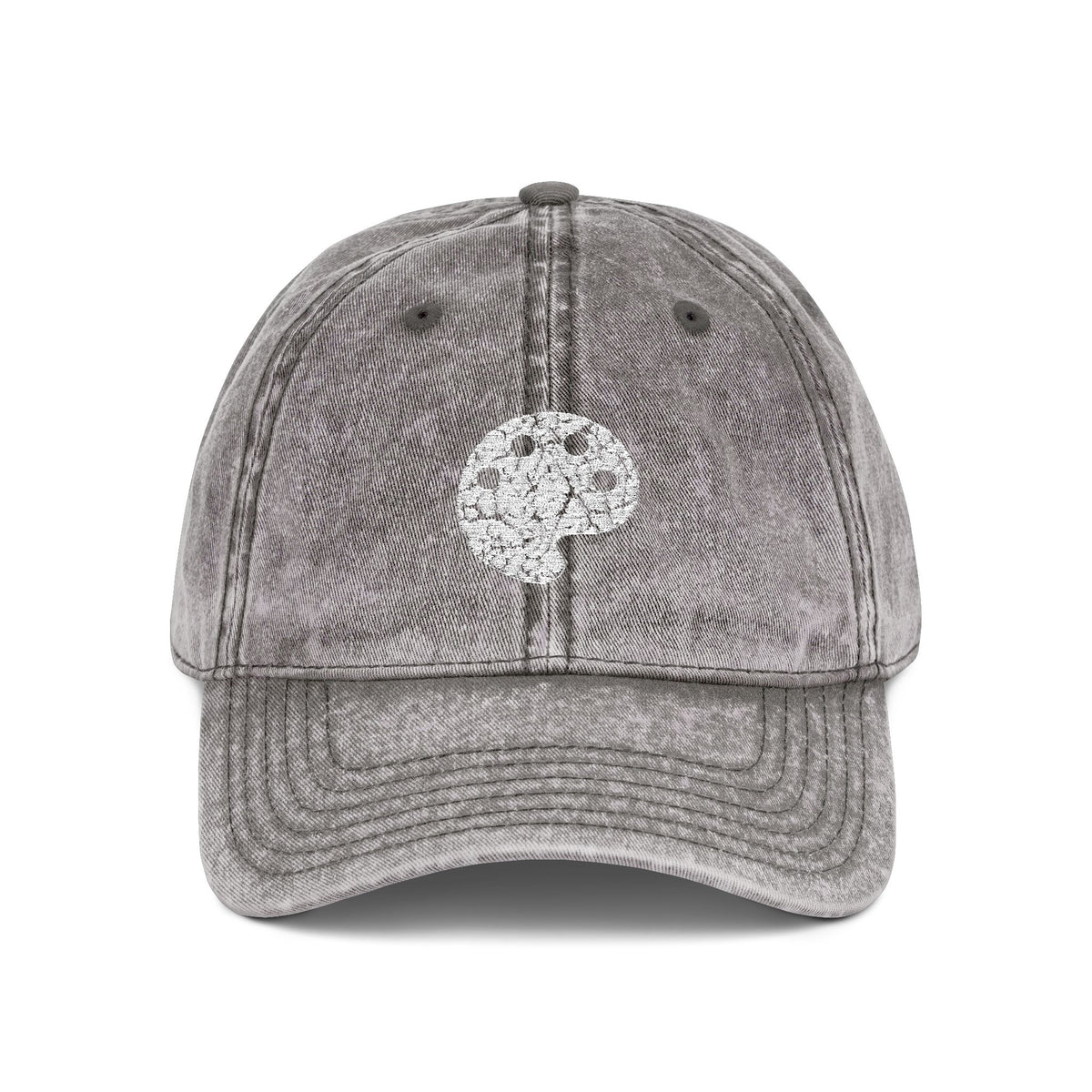 White Art Beef Palette Vintage Cap (Embroidery)