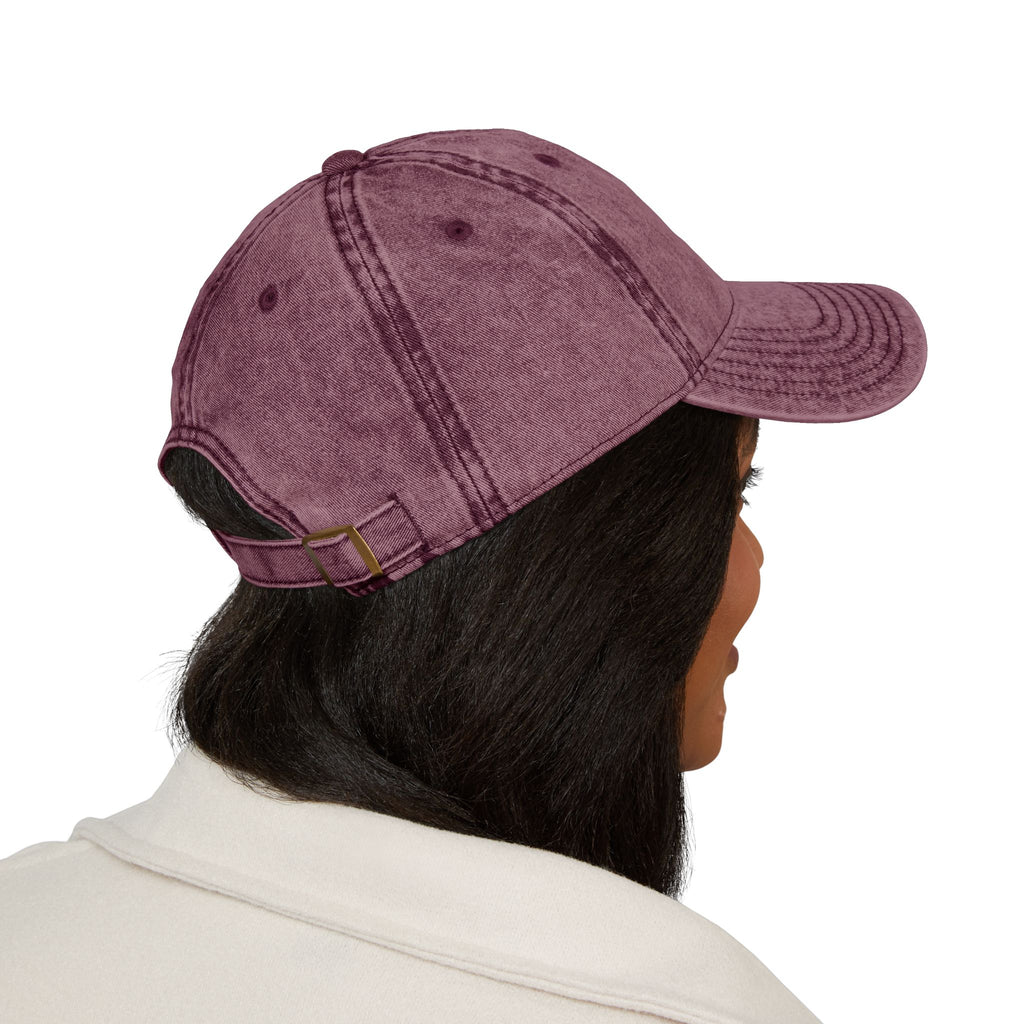 White Art Beef Palette Vintage Cap (Embroidery)