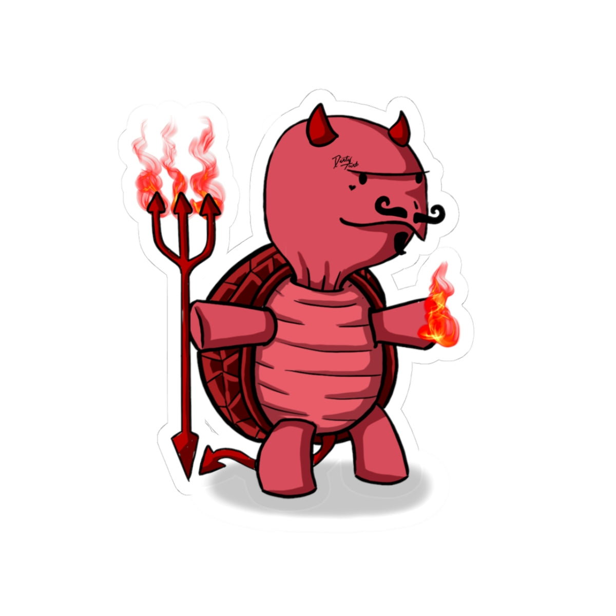 Devil Turt Sticker —
