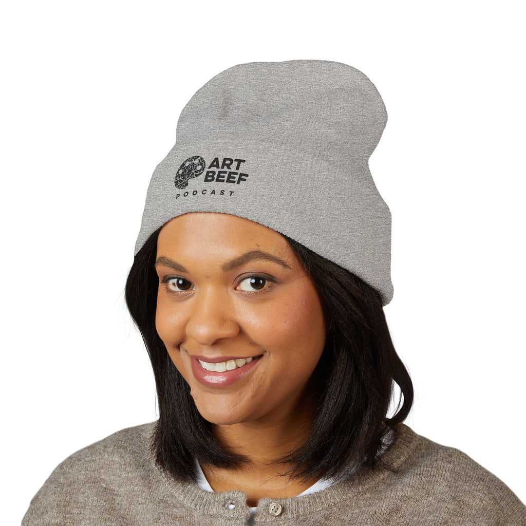 Black Art Beef Logo Classic Cuffed Beanie (Embroidery)