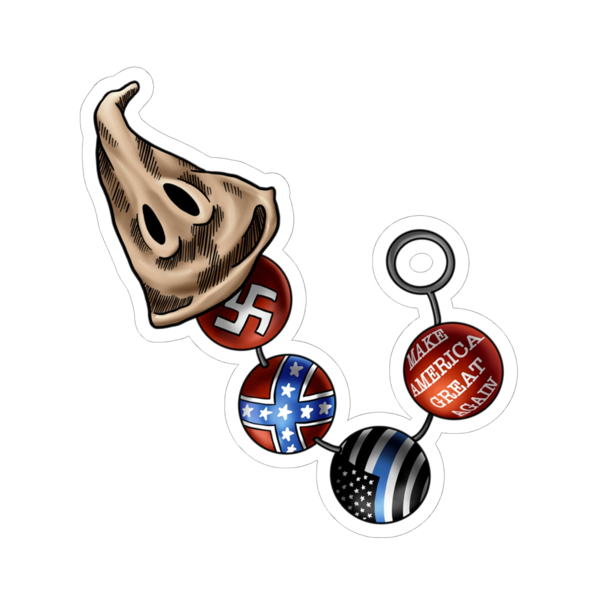 Hood Beads Sticker
