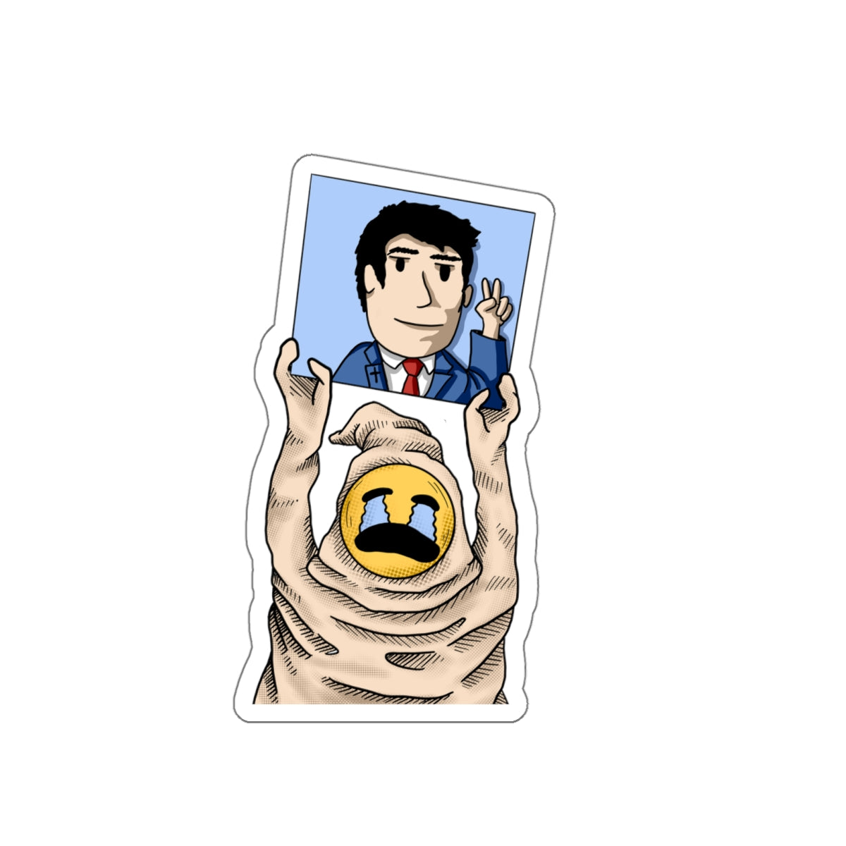 Crying for Kirk Sticker
