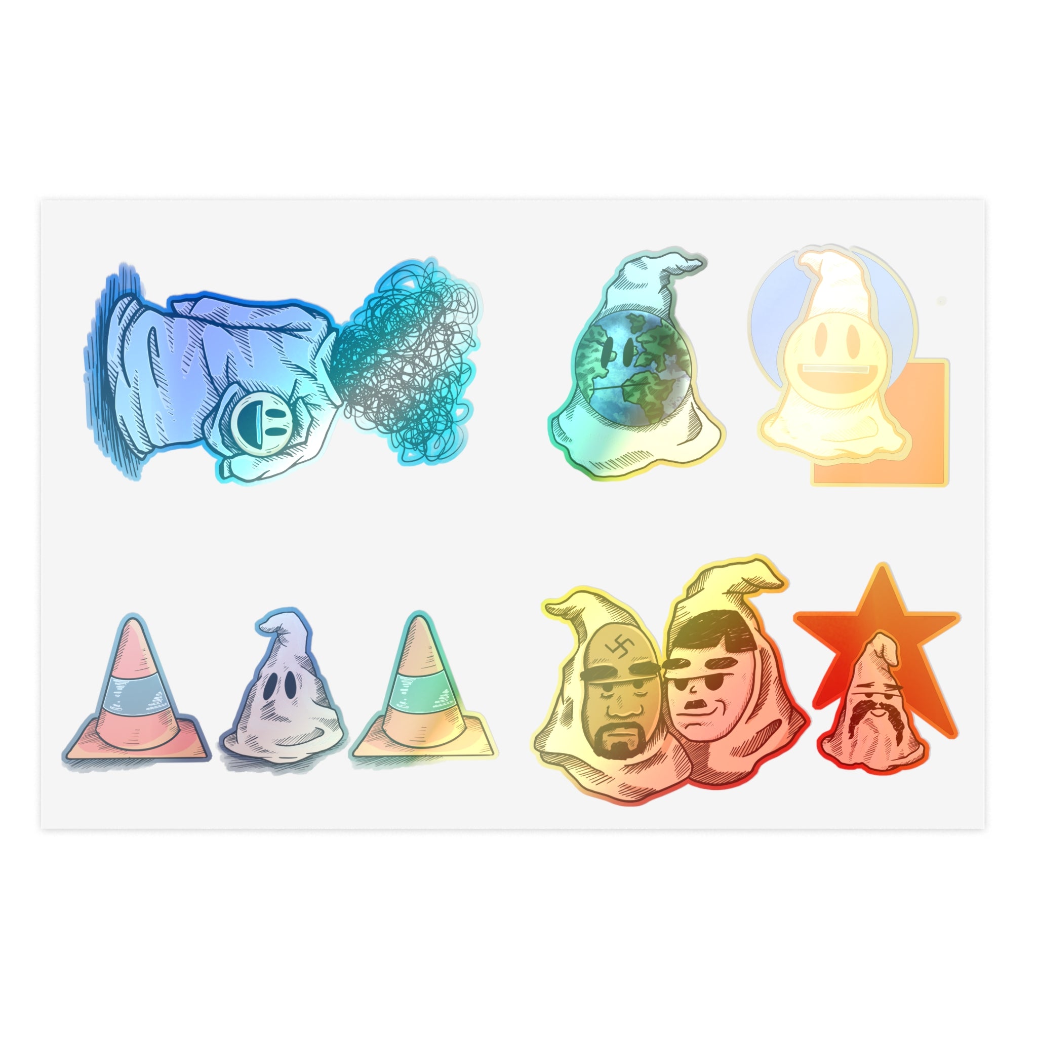 Koro Boogie Political Satire Sticker Sheet