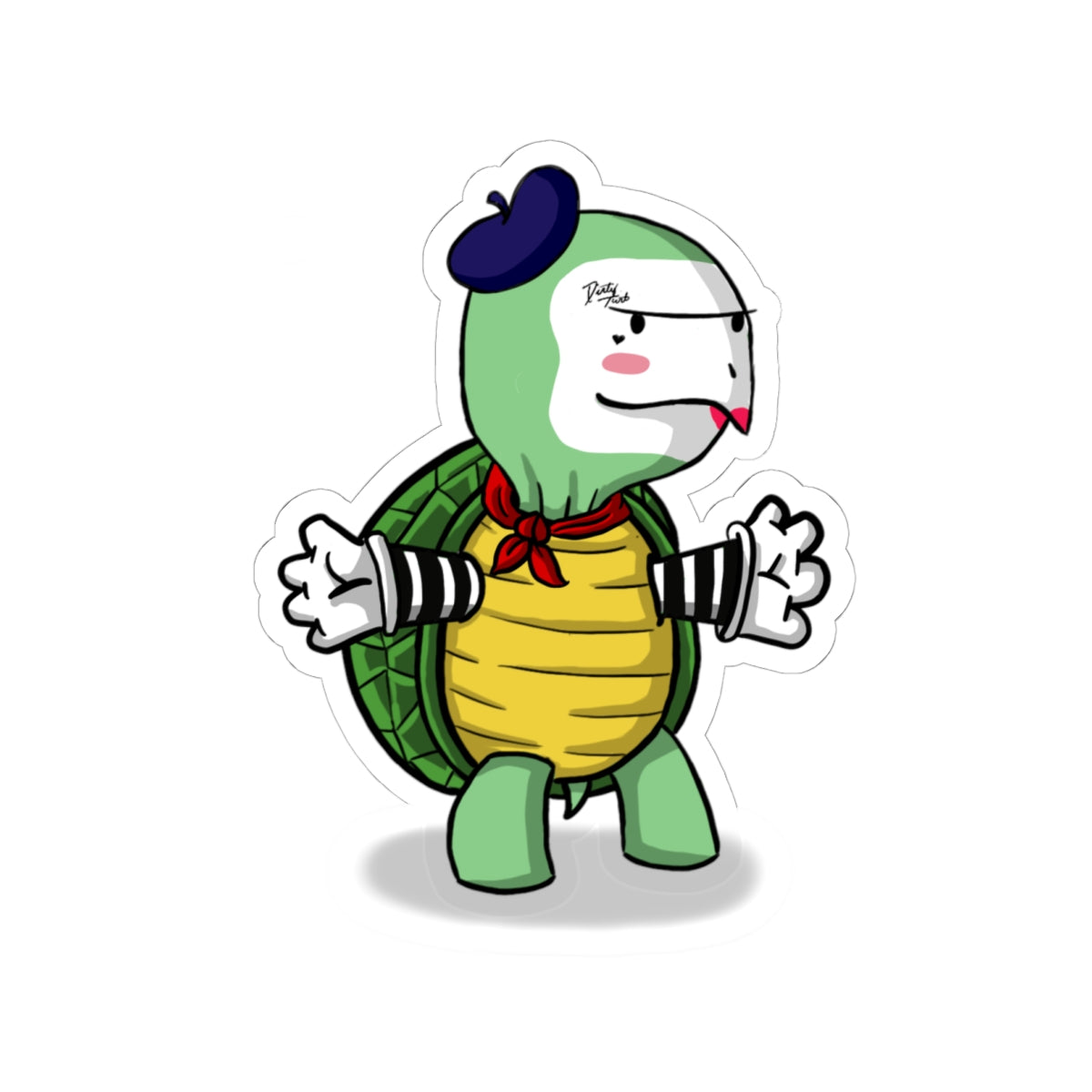 Mime Turt Sticker —