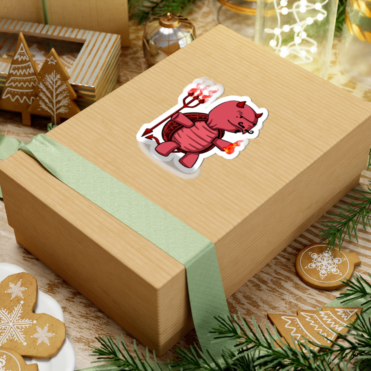 Devil Turt Sticker —