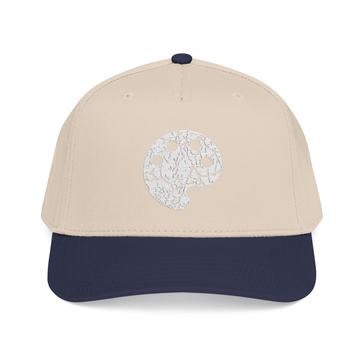 White Art Beef Palette Mid Profile Baseball Cap