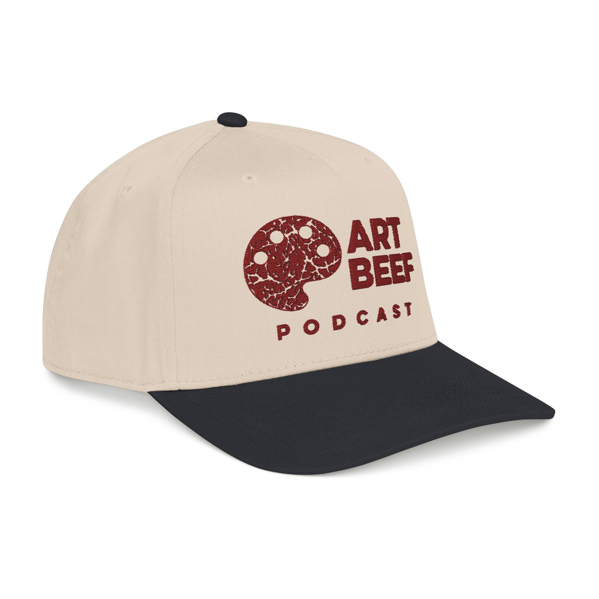 Red Art Beef Logo Mid Profile Baseball Cap
