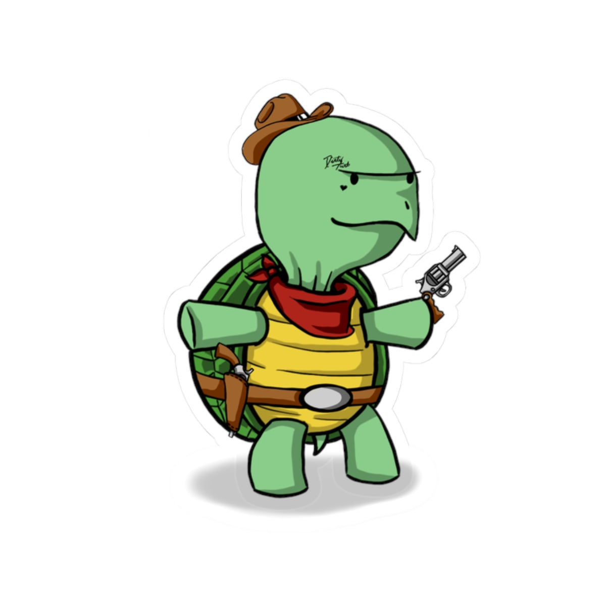 Cowboy Turt Sticker —