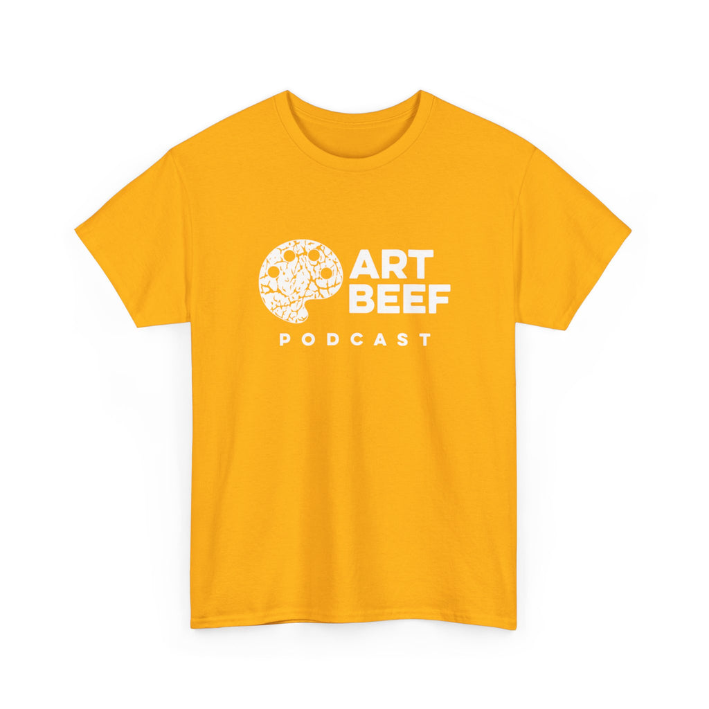 Basic White Art Beef Podcast Heavy Cotton Tee