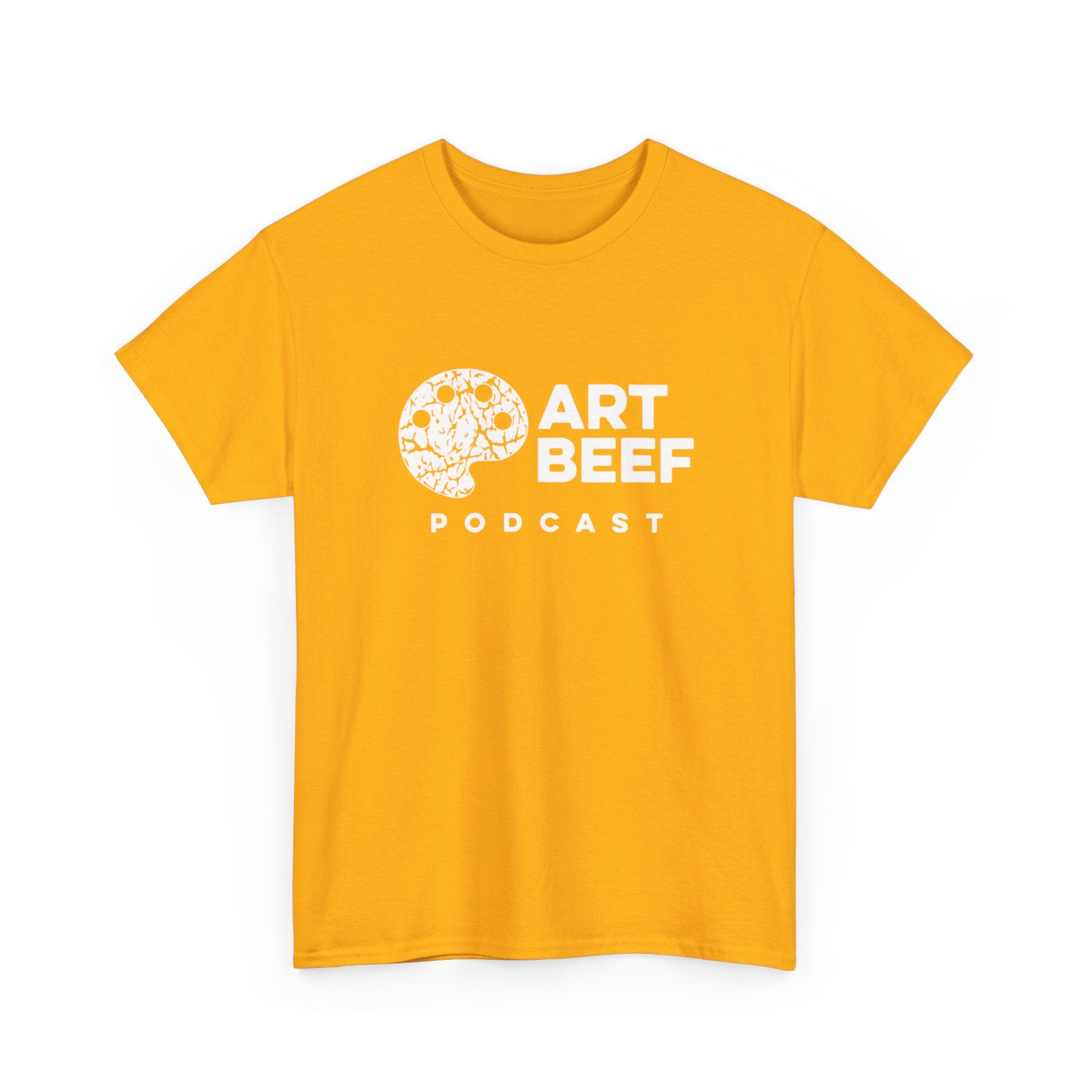 Basic White Art Beef Podcast Heavy Cotton Tee