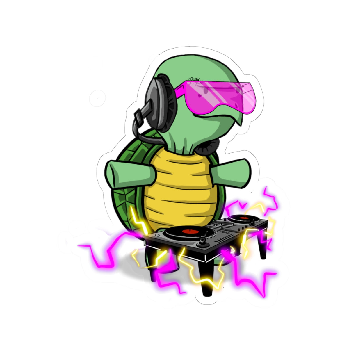 DJ Turt Sticker —