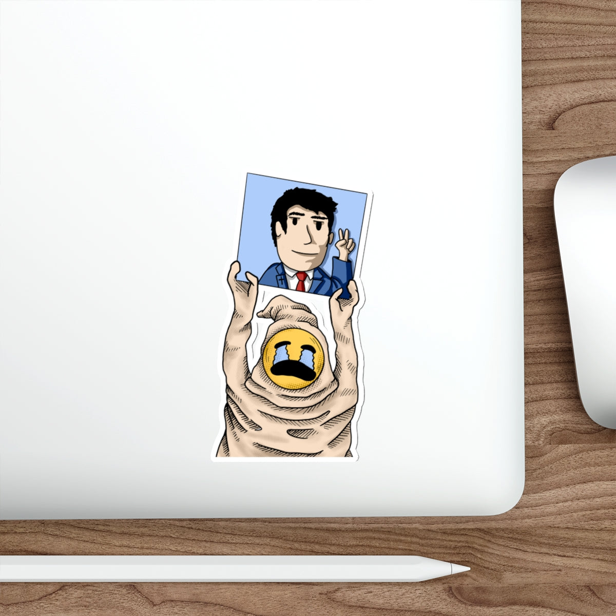 Crying for Kirk Sticker