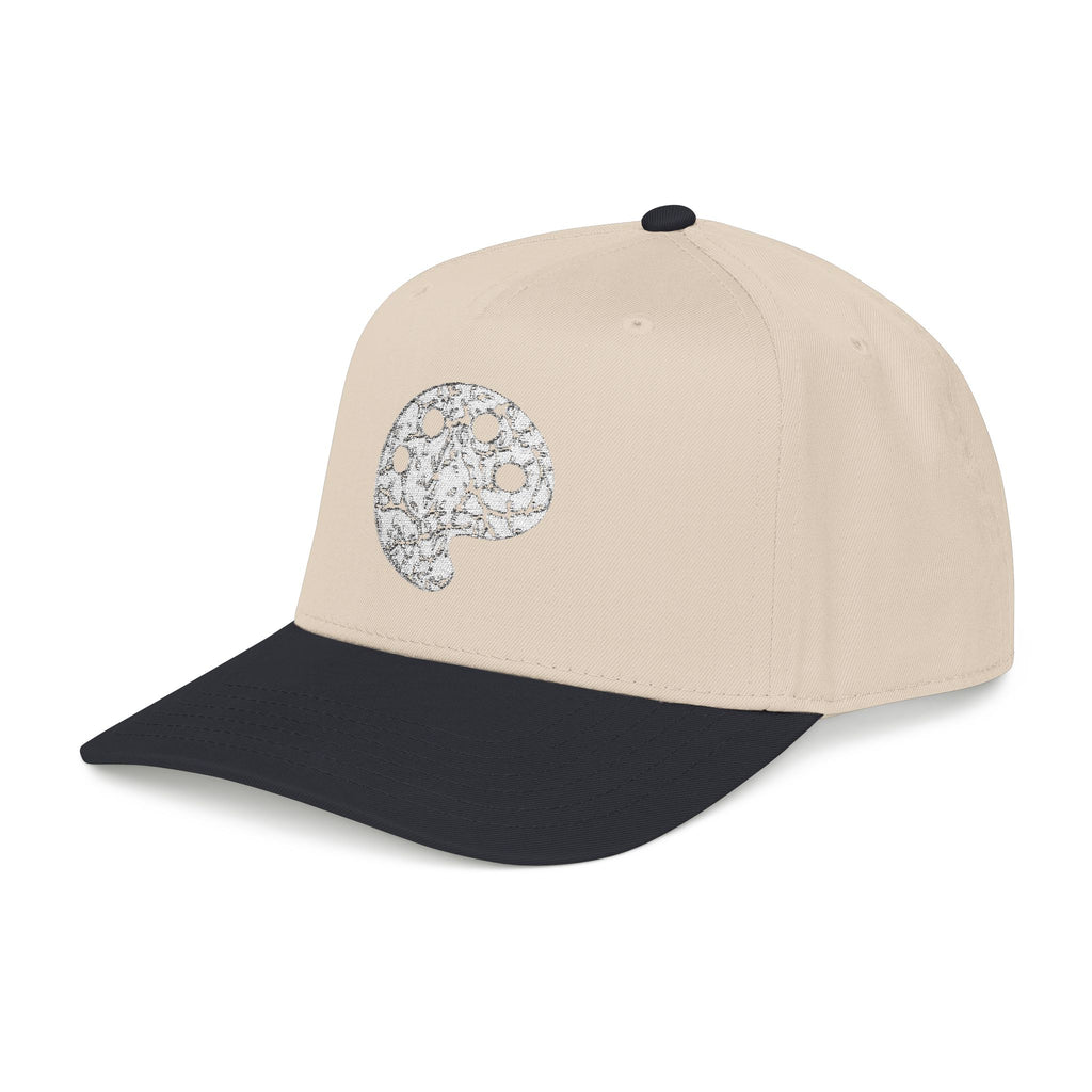 White Art Beef Palette Mid Profile Baseball Cap
