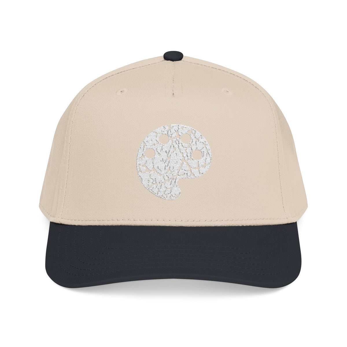 White Art Beef Palette Mid Profile Baseball Cap