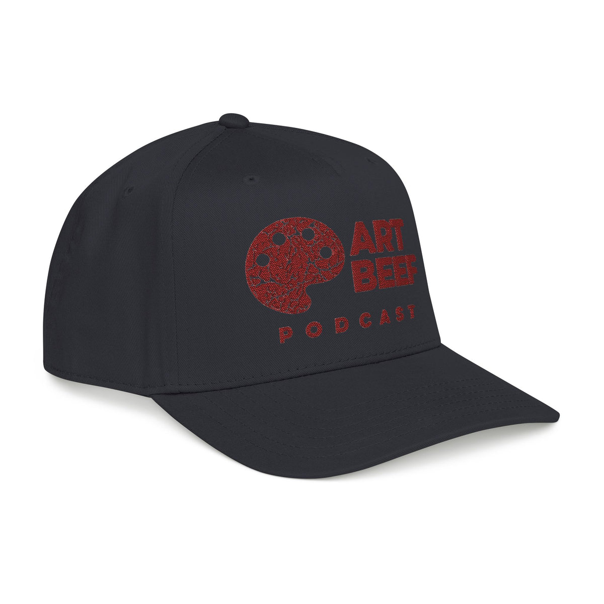 Red Art Beef Logo Mid Profile Baseball Cap