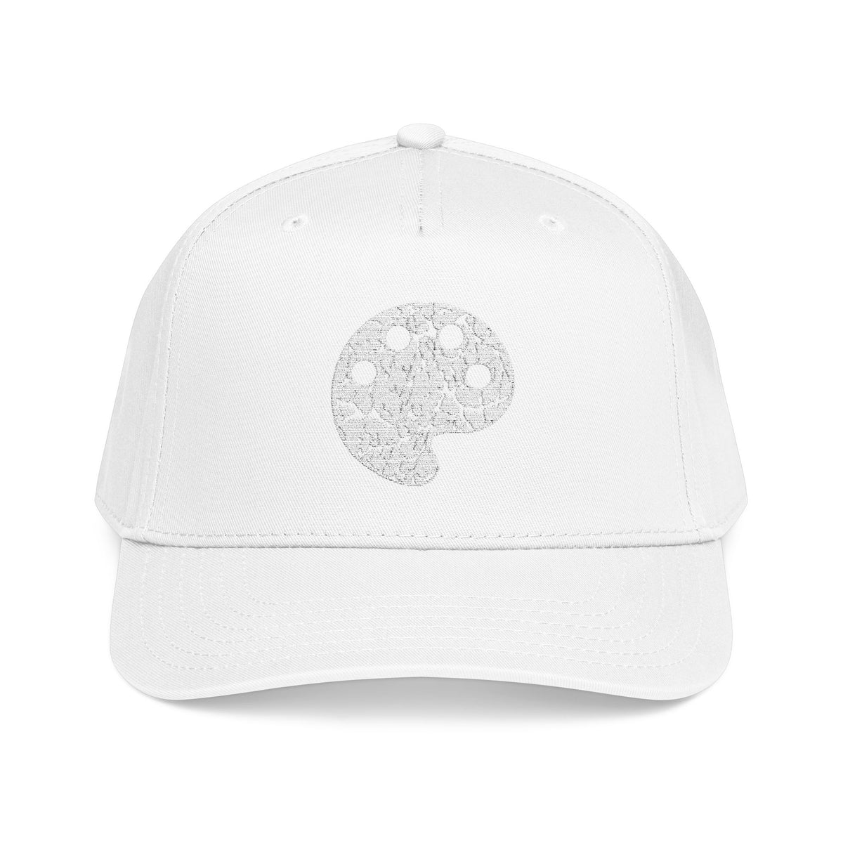 White Art Beef Palette Mid Profile Baseball Cap