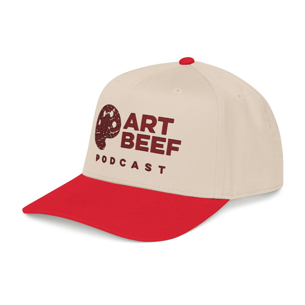 Red Art Beef Logo Mid Profile Baseball Cap