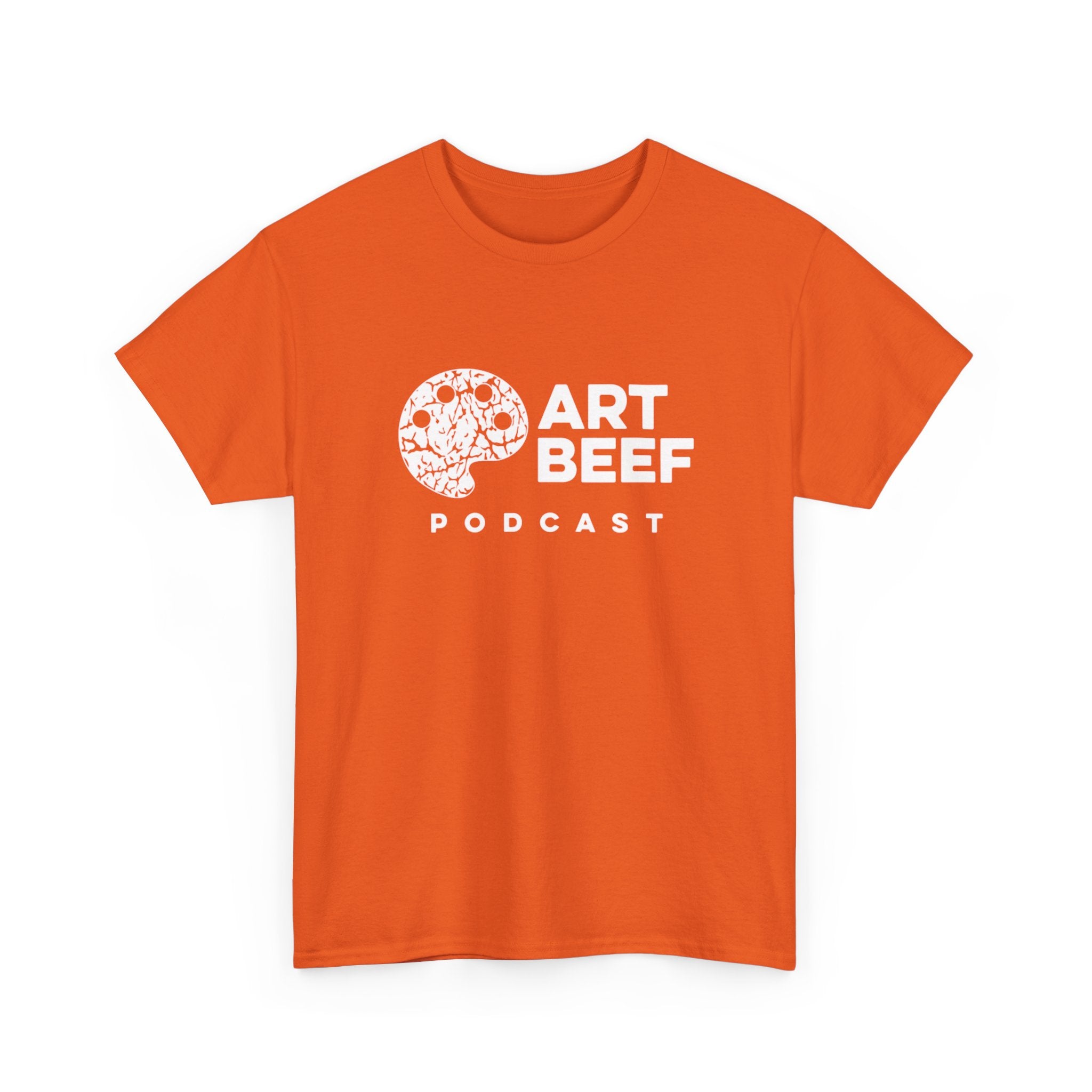 Basic White Art Beef Podcast Heavy Cotton Tee