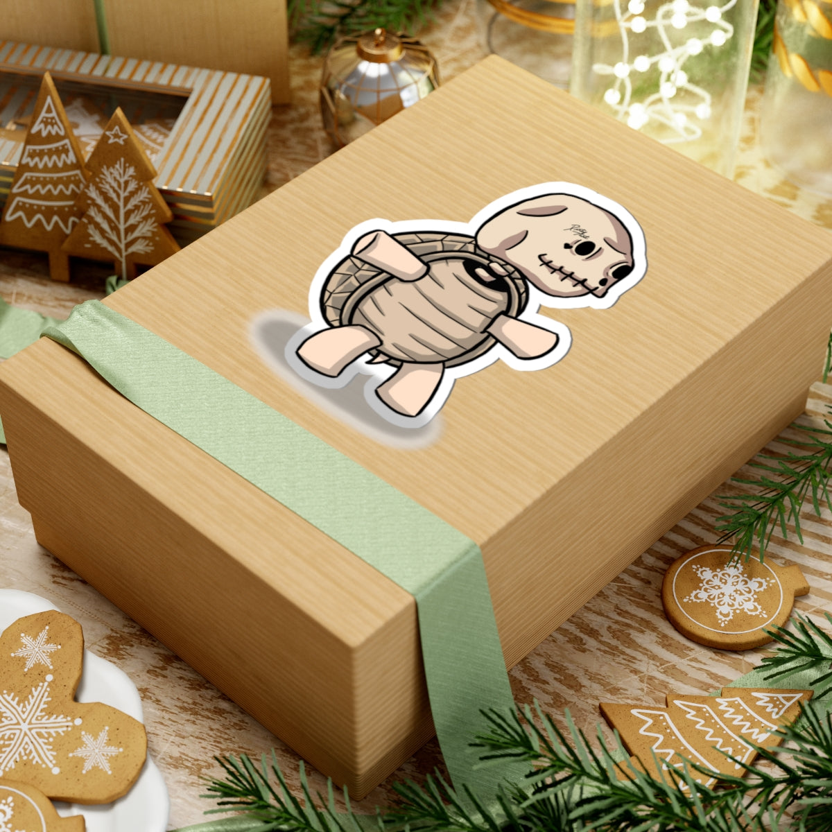 Bone Turt Sticker —
