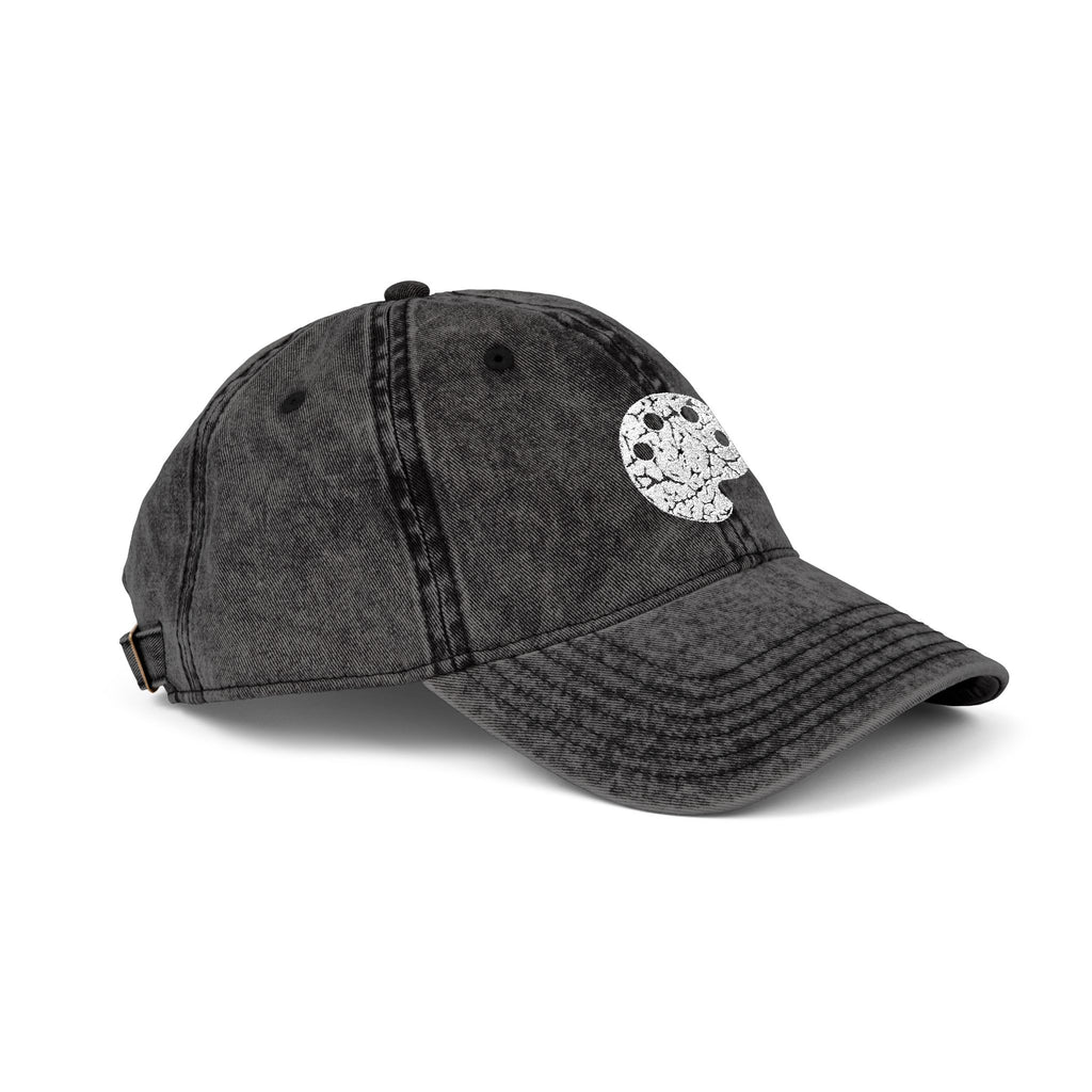 White Art Beef Palette Vintage Cap (Embroidery)