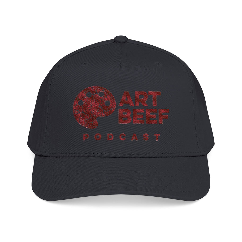 Red Art Beef Logo Mid Profile Baseball Cap