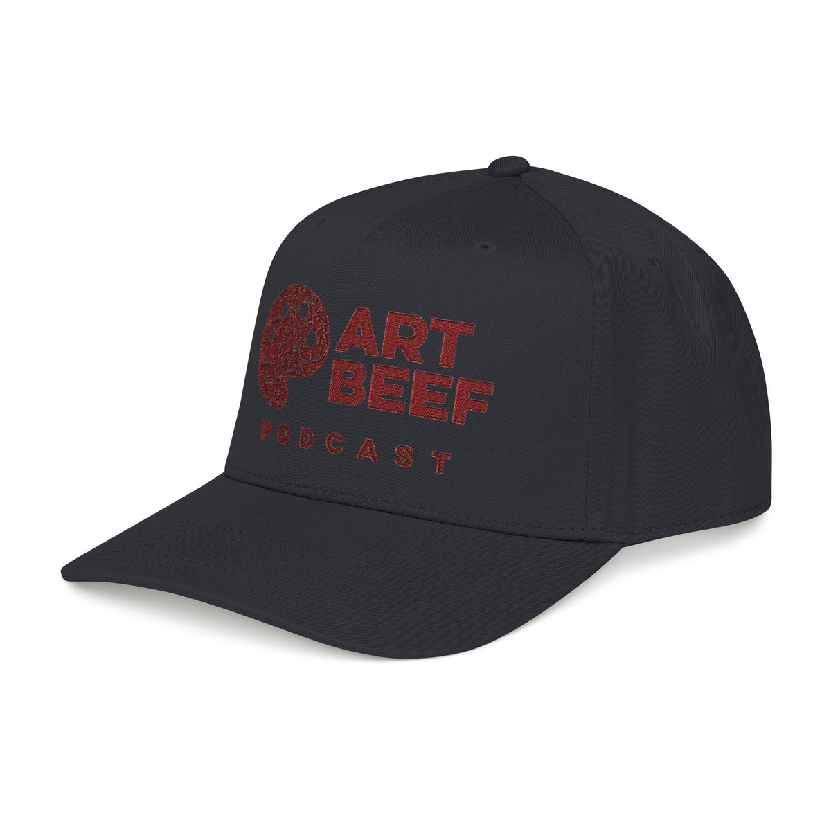 Red Art Beef Logo Mid Profile Baseball Cap