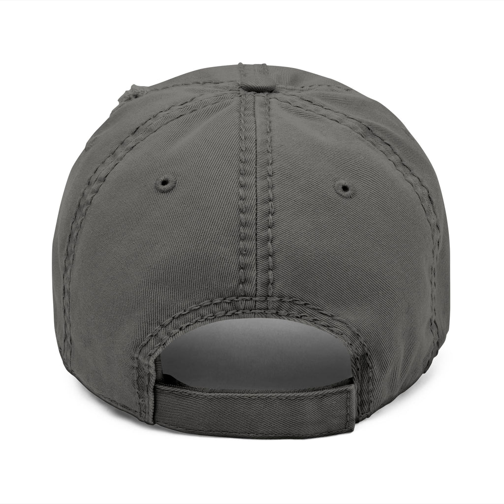 White Art Beef Palette Distressed Dad Hat (Embroidery)