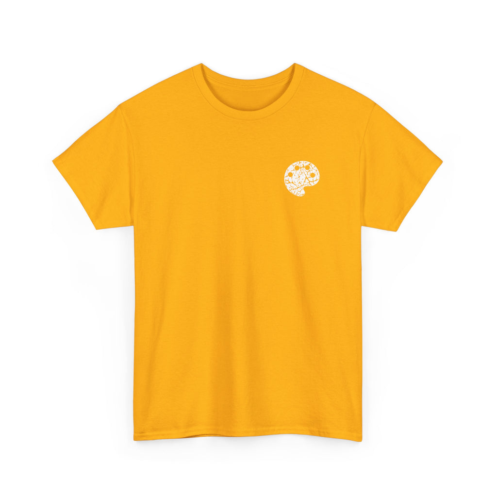 White Opt 2 Art Beef Podcast Heavy Cotton Tee 2
