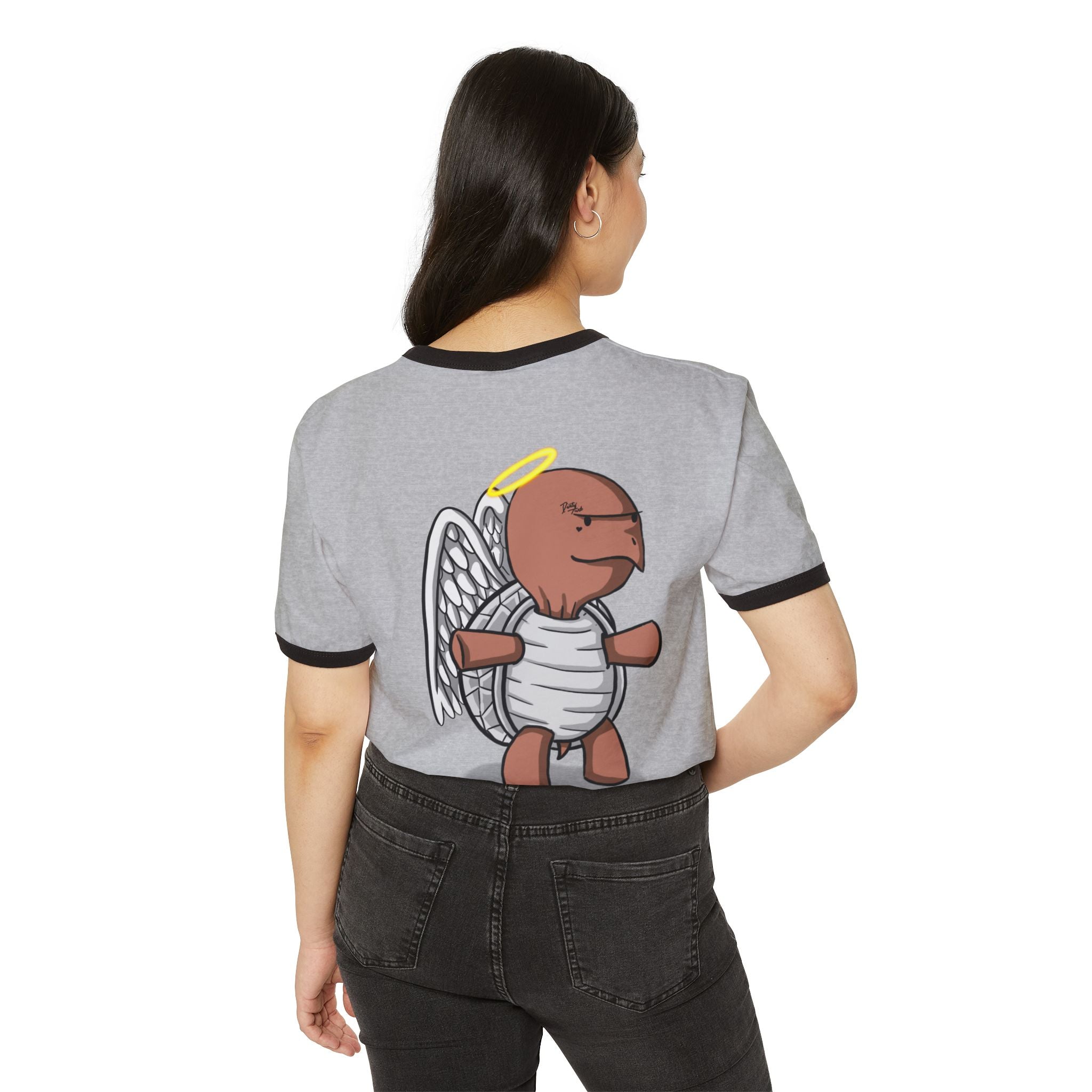 Angel Turt Unisex Ringer T-Shirt