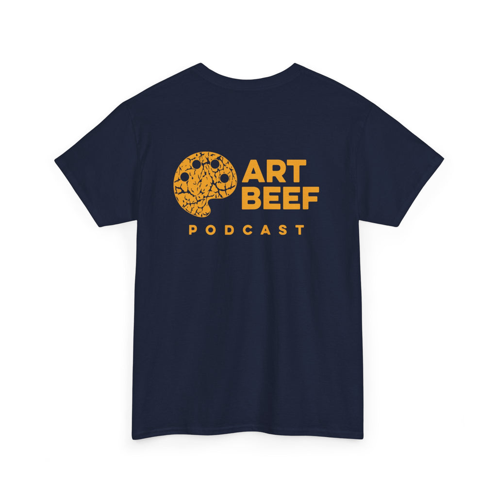 Yellow Art Beef Podcast Heavy Cotton Tee