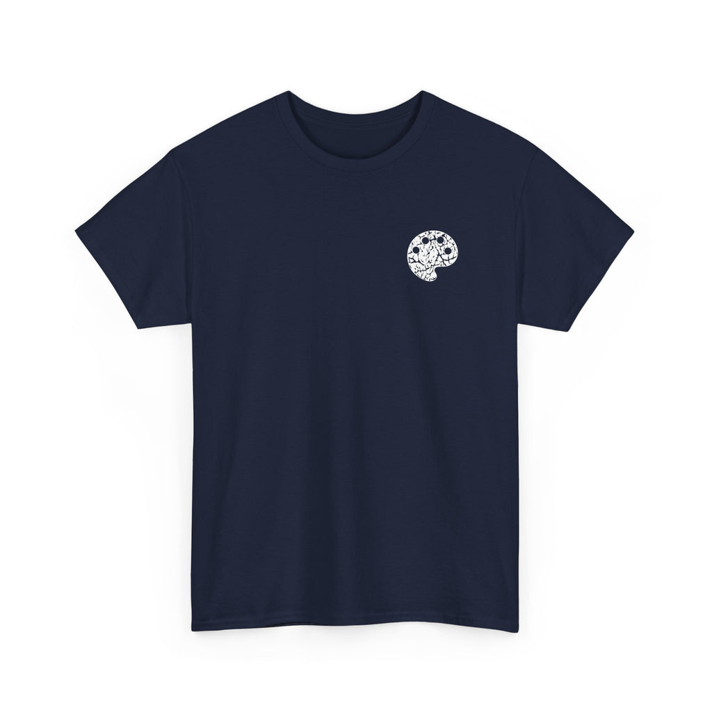 White Opt 2 Art Beef Podcast Heavy Cotton Tee 2