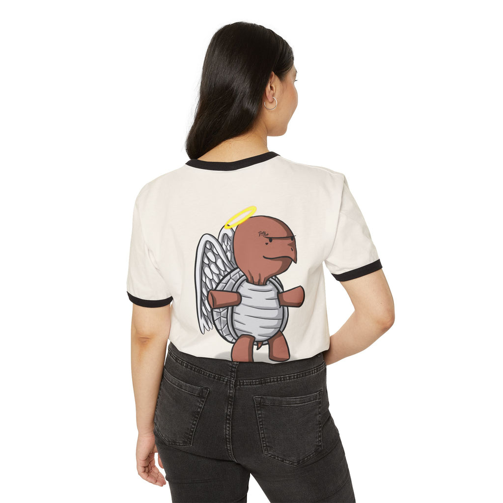 Angel Turt Unisex Ringer T-Shirt