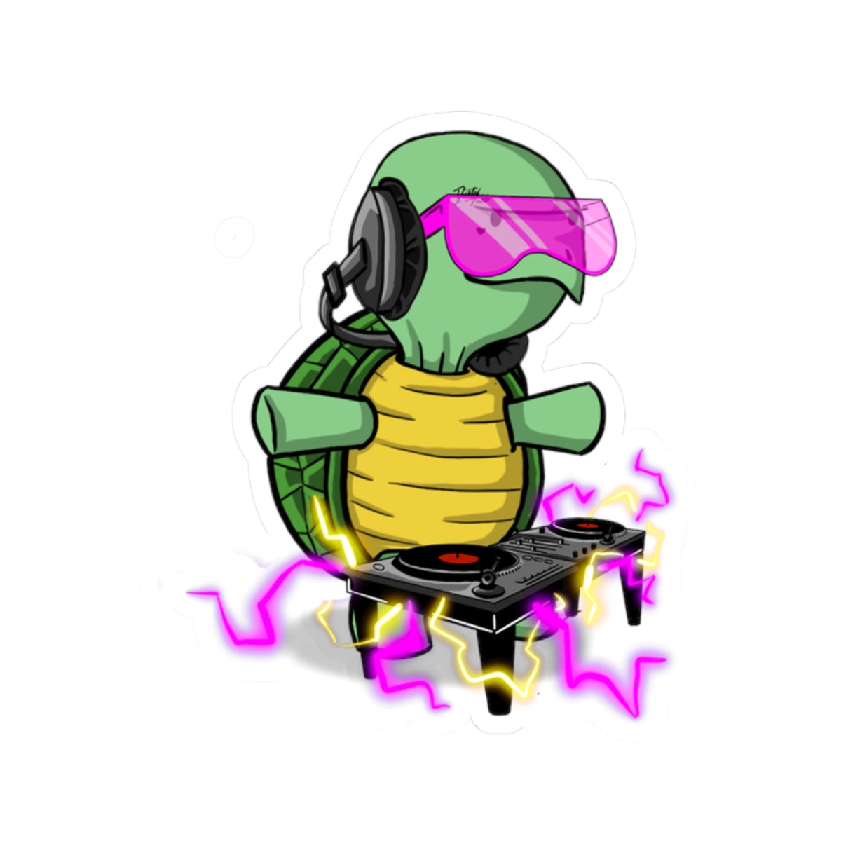 DJ Turt Sticker —