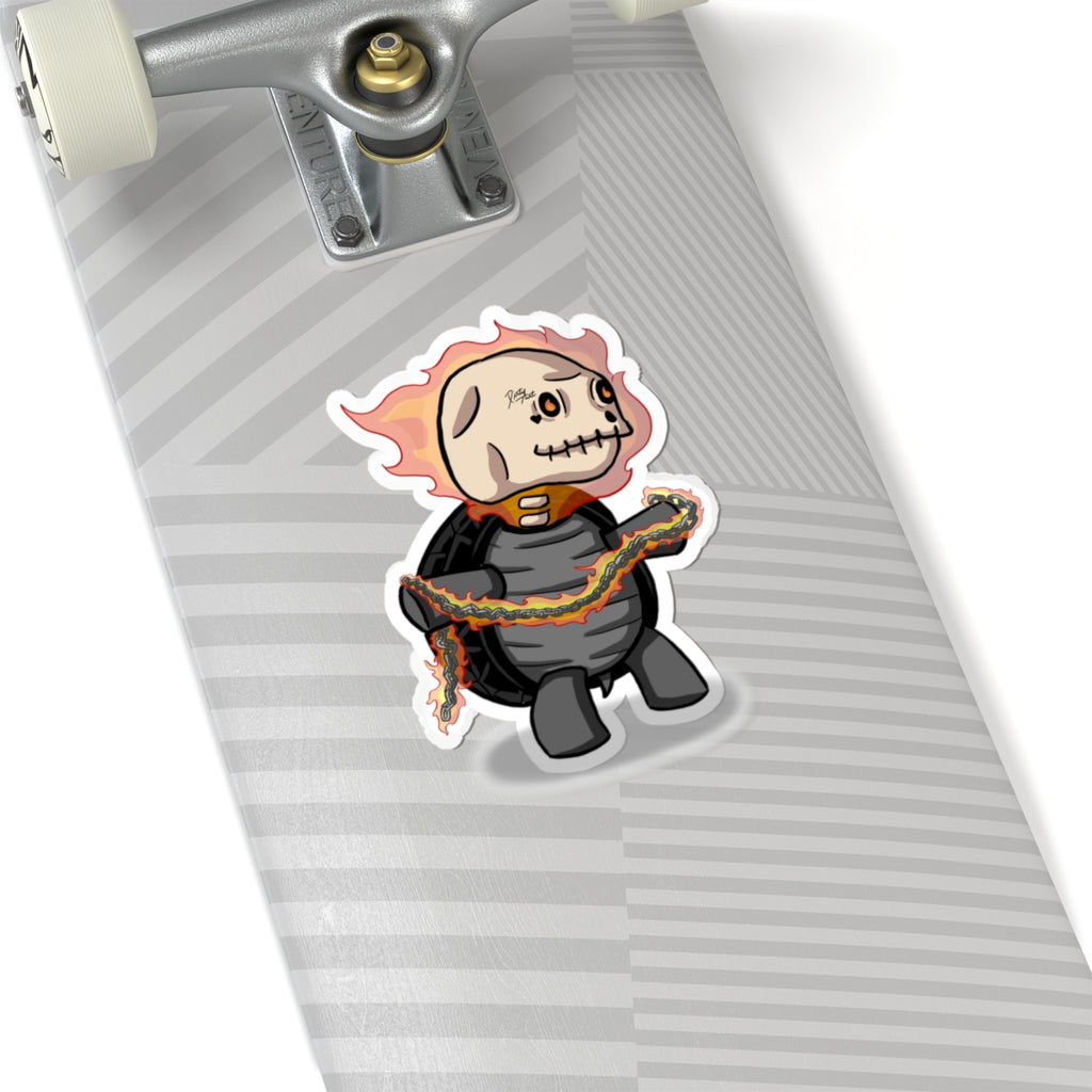 Ghost rider Turt Sticker