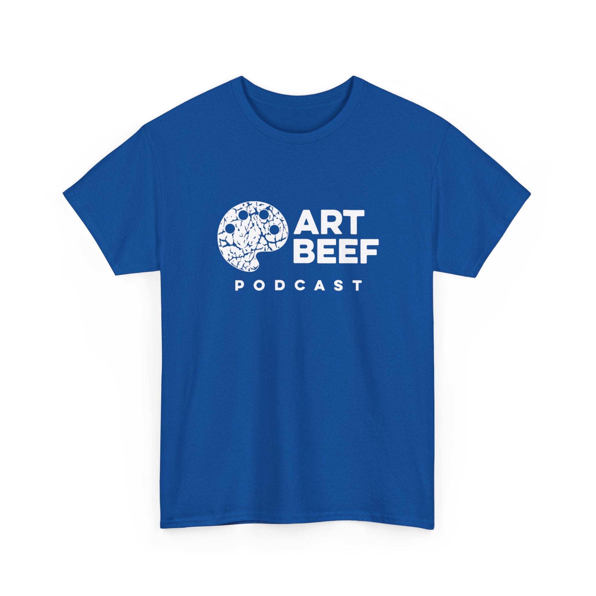 Basic White Art Beef Podcast Heavy Cotton Tee