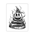 Sketched Smiley Boogie Sticker
