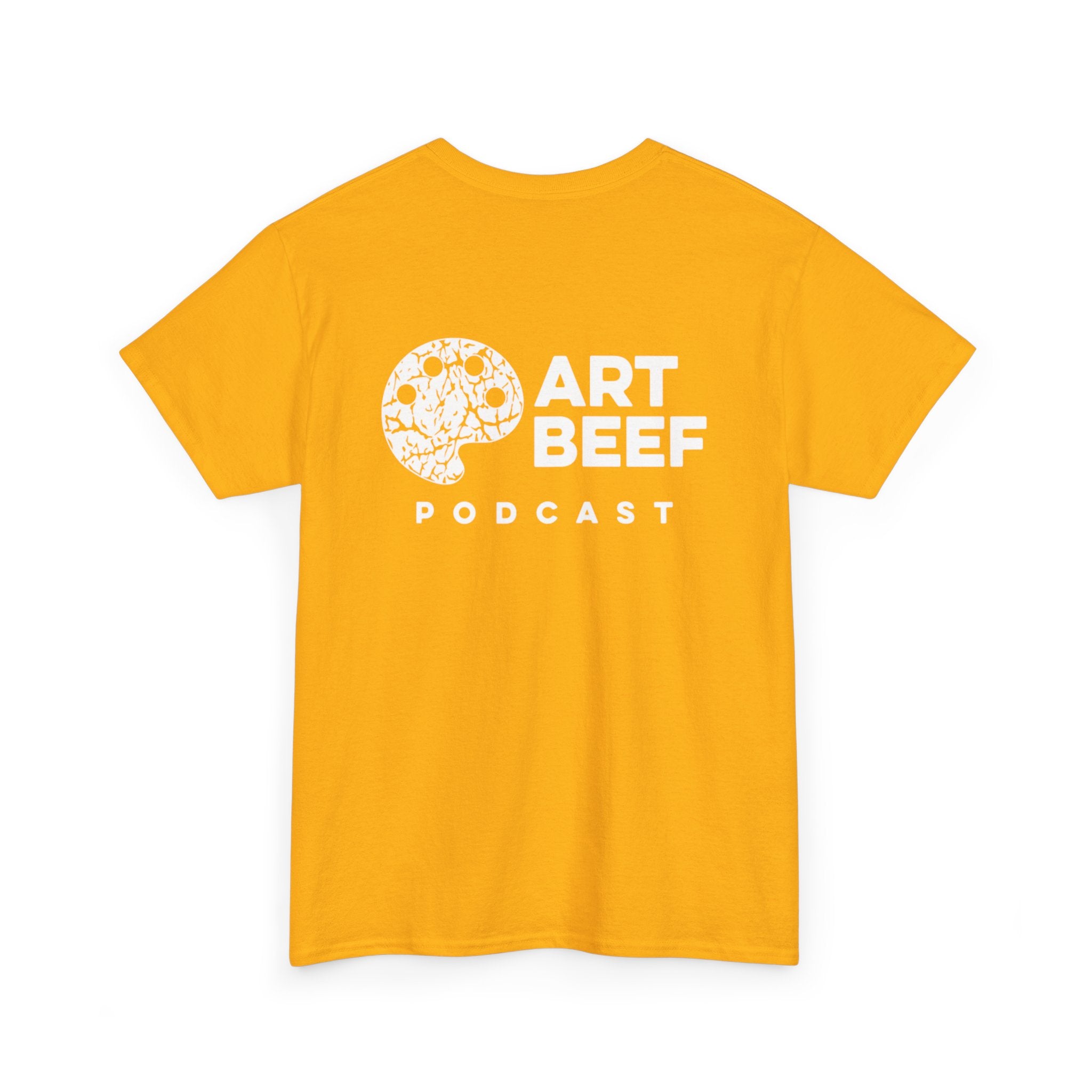 White Art Beef Podcast Heavy Cotton Tee