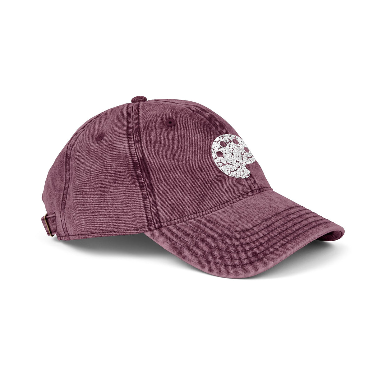 White Art Beef Palette Vintage Cap (Embroidery)