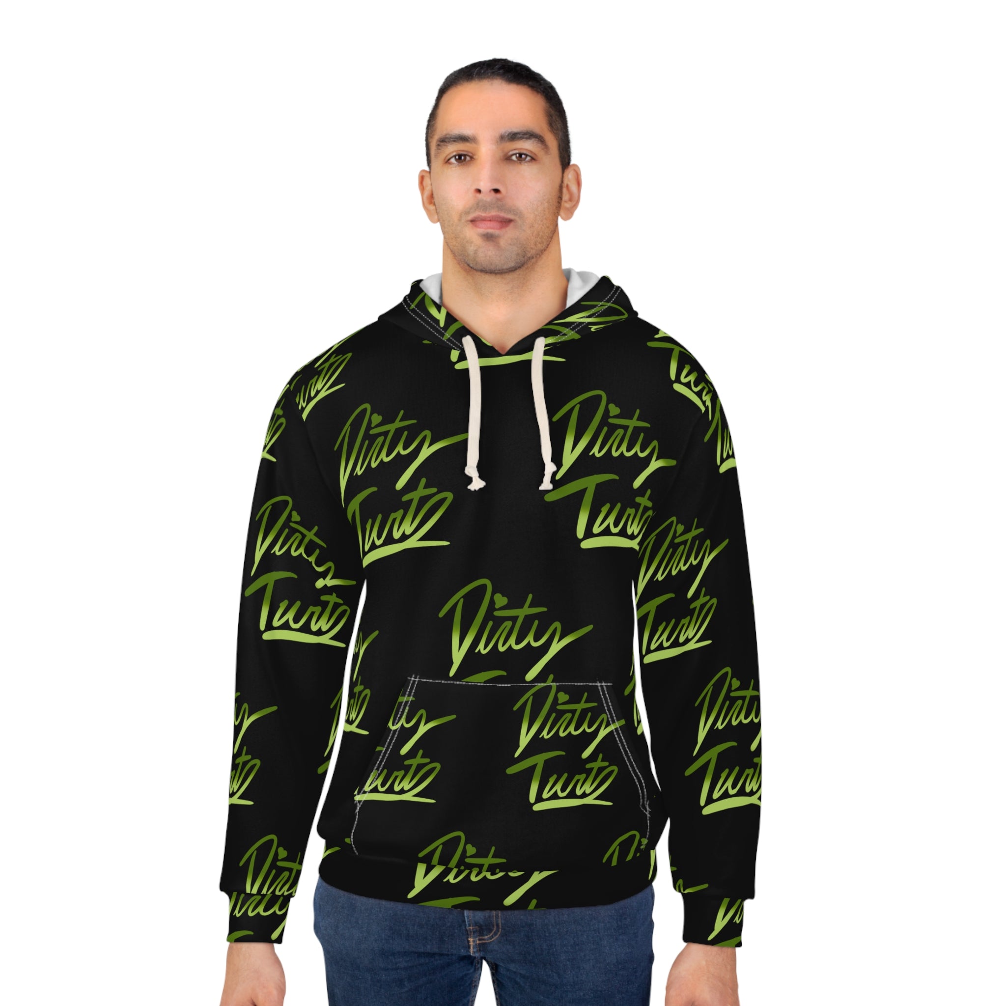 Dirty Turt Pattern Pullover Hoodie