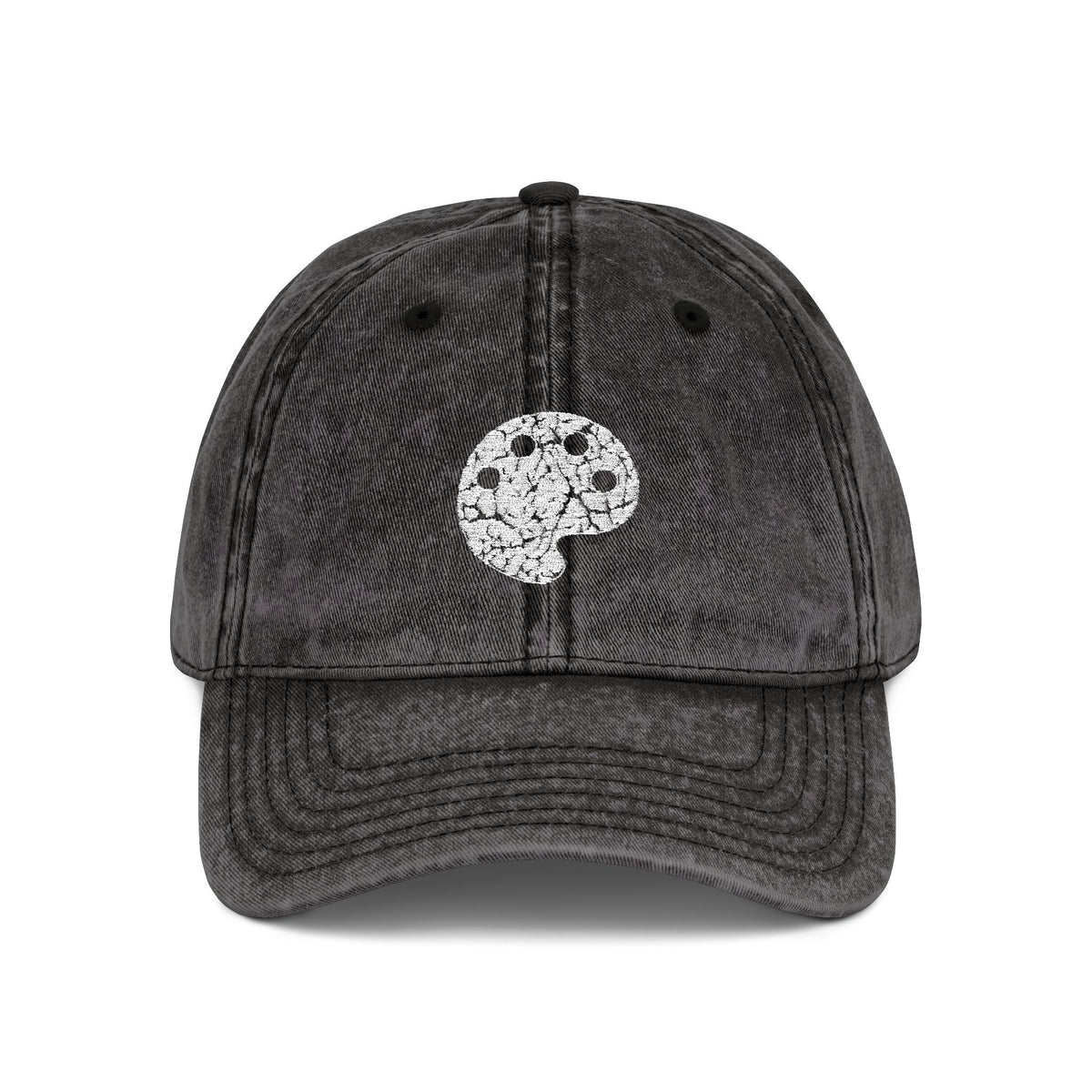White Art Beef Palette Vintage Cap (Embroidery)