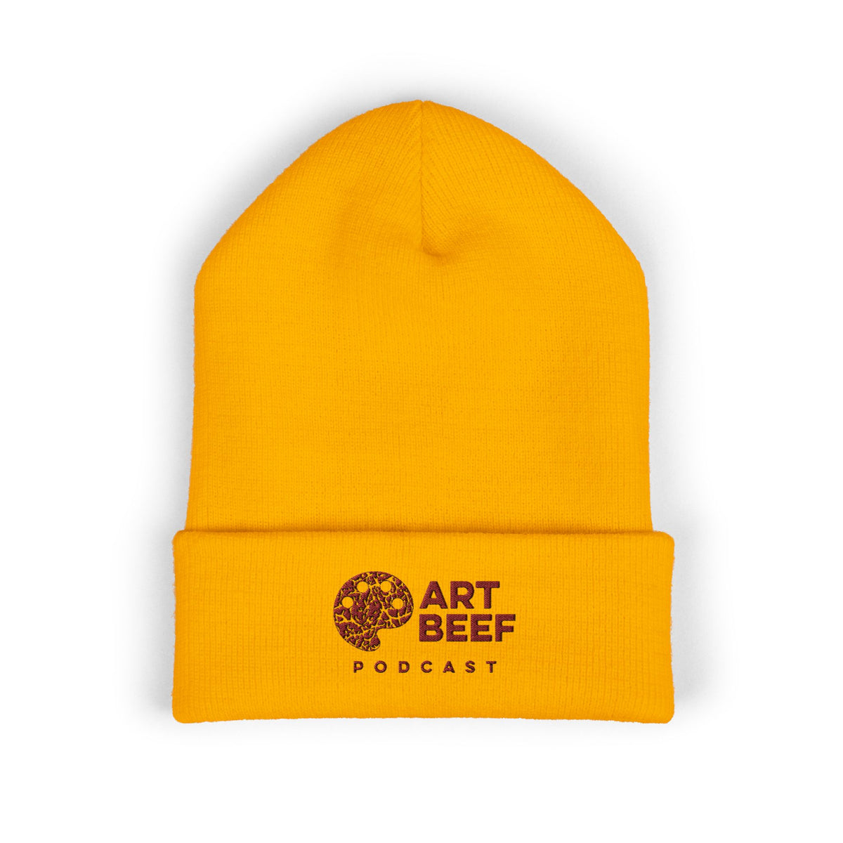 Red Art Beef Logo Classic Cuffed Beanie (Embroidery)