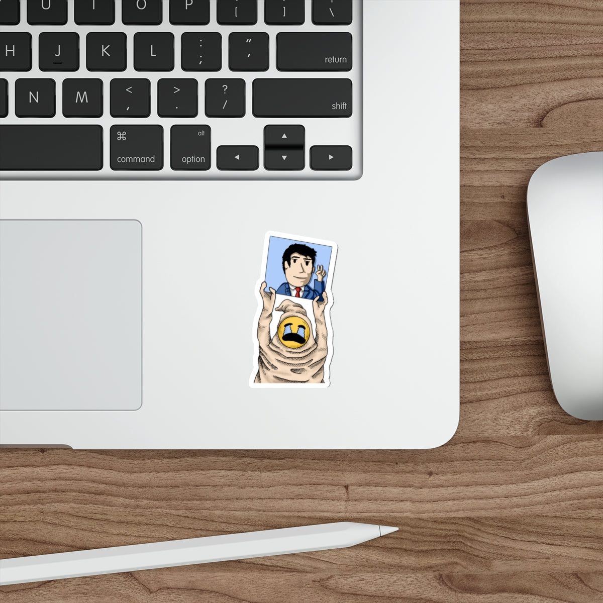 Crying for Kirk Sticker