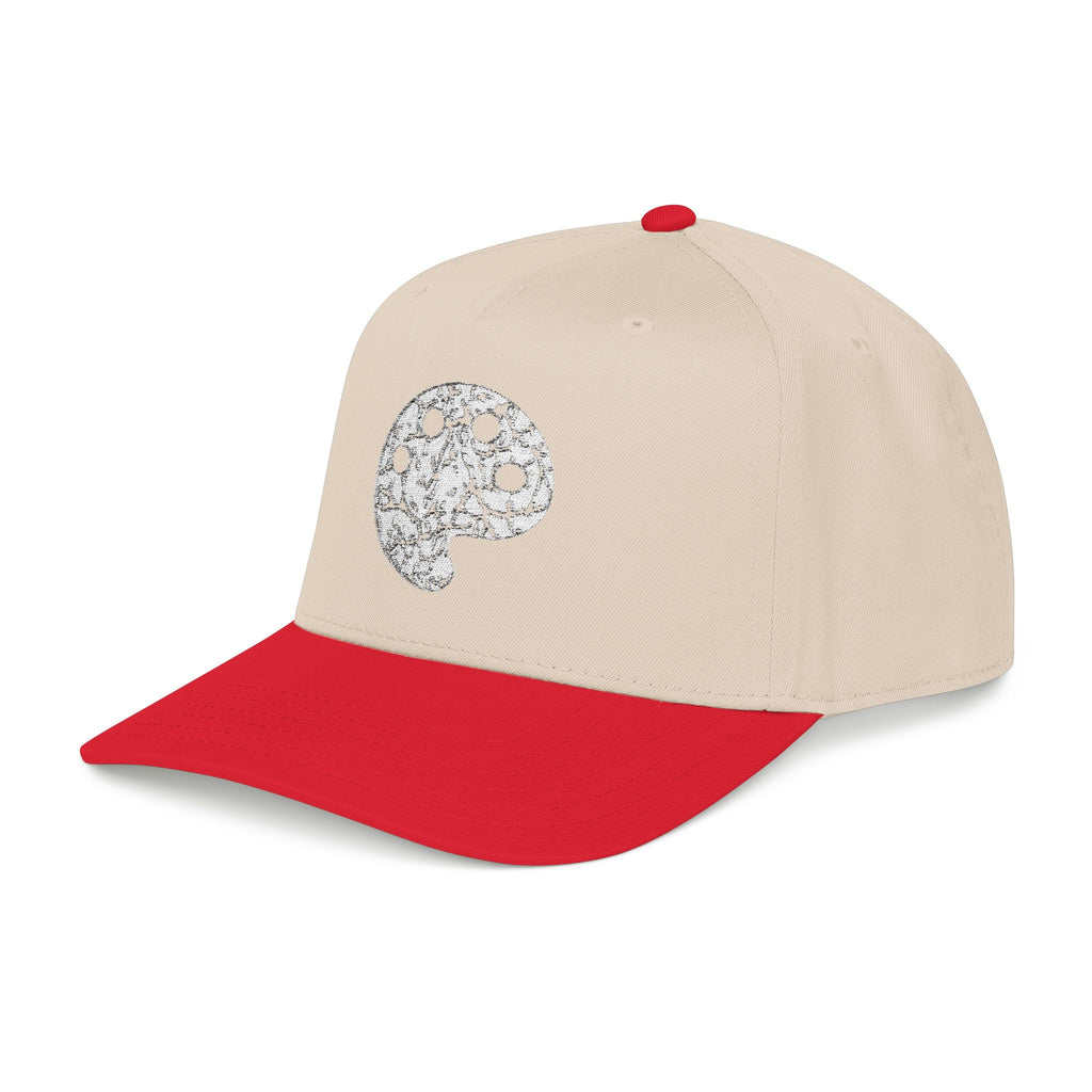 White Art Beef Palette Mid Profile Baseball Cap