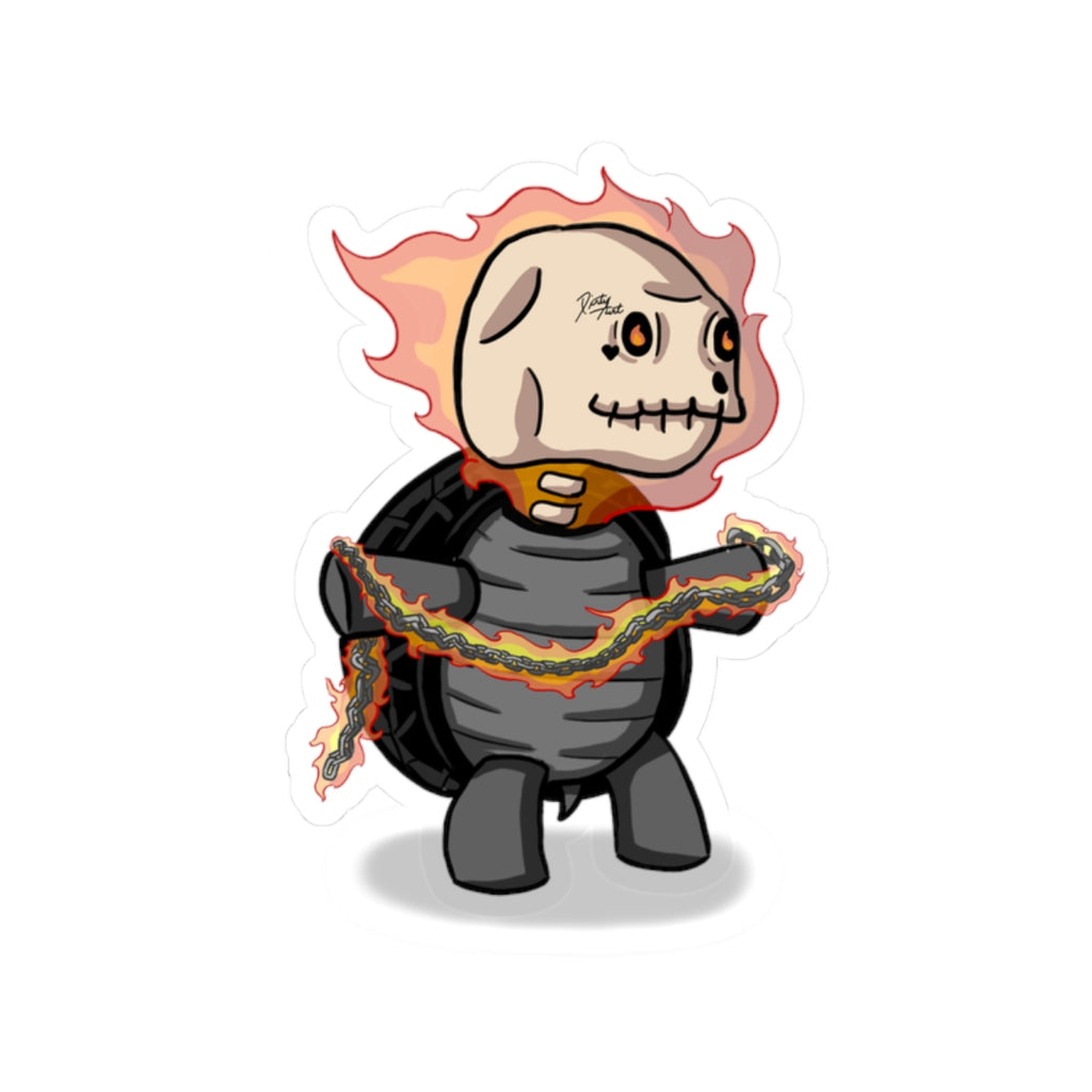 Ghost rider Turt Sticker
