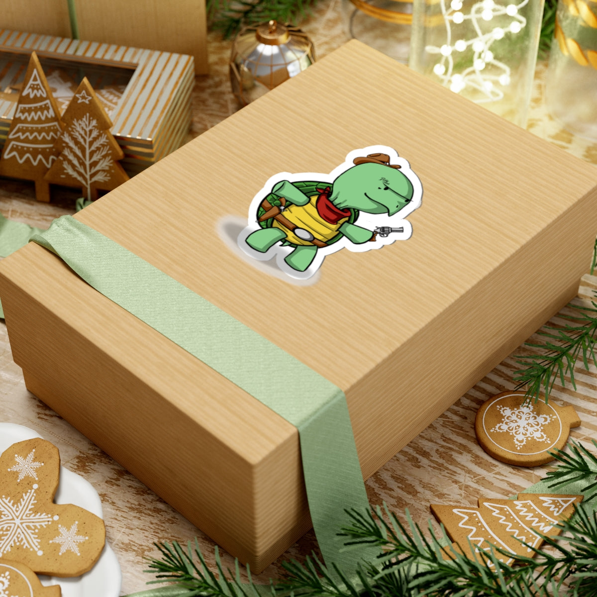 Cowboy Turt Sticker —