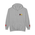Art Beef embroidered Zip Hooded Sweatshirt