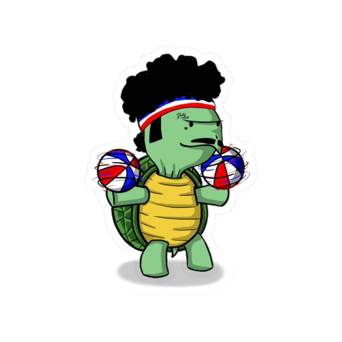 Hoop Turt Sticker —