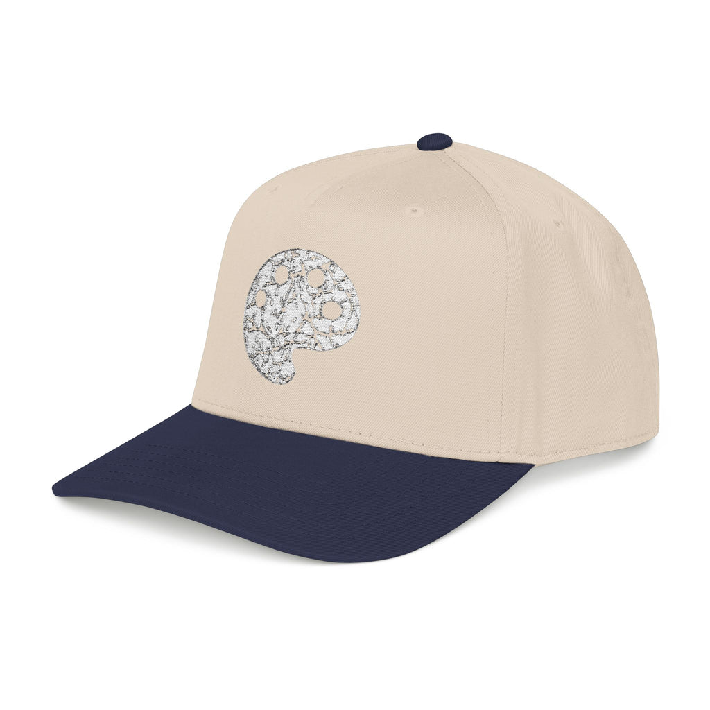 White Art Beef Palette Mid Profile Baseball Cap