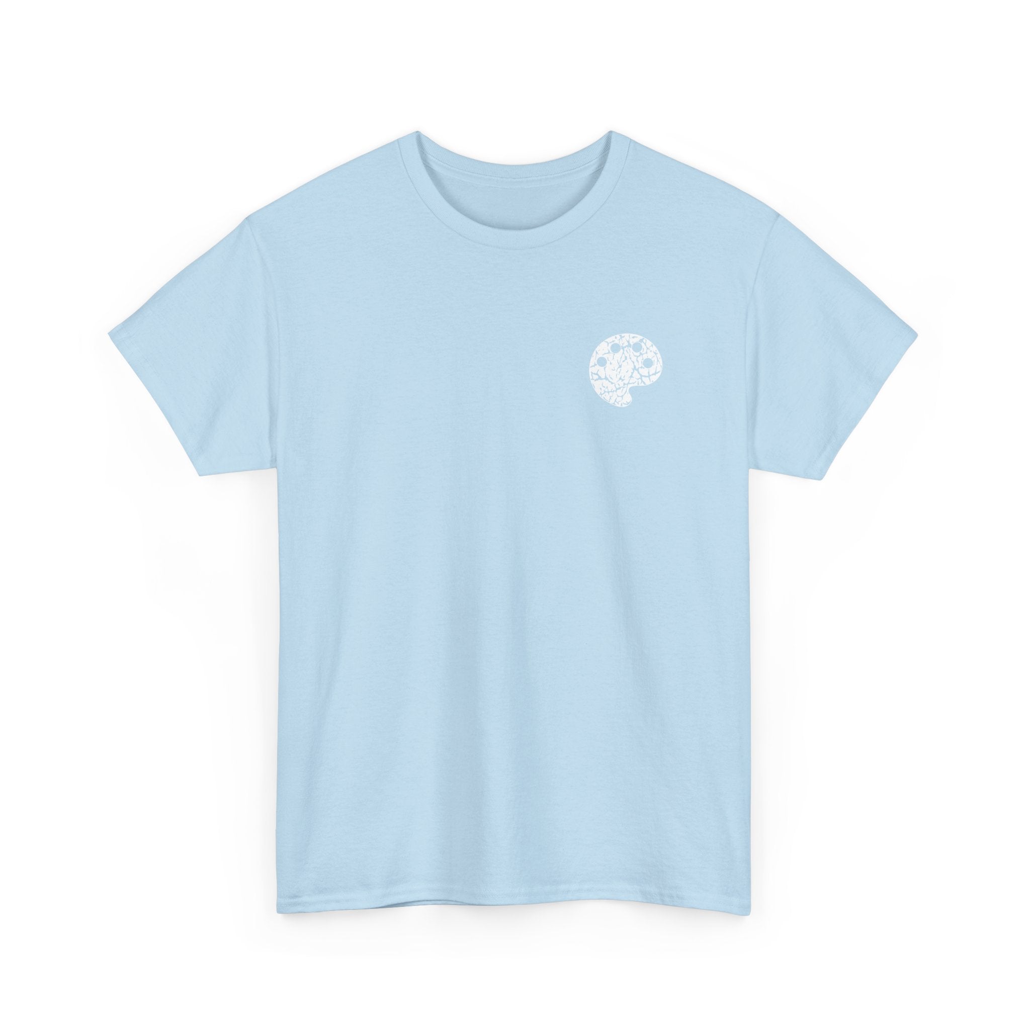 White Opt 2 Art Beef Podcast Heavy Cotton Tee 2