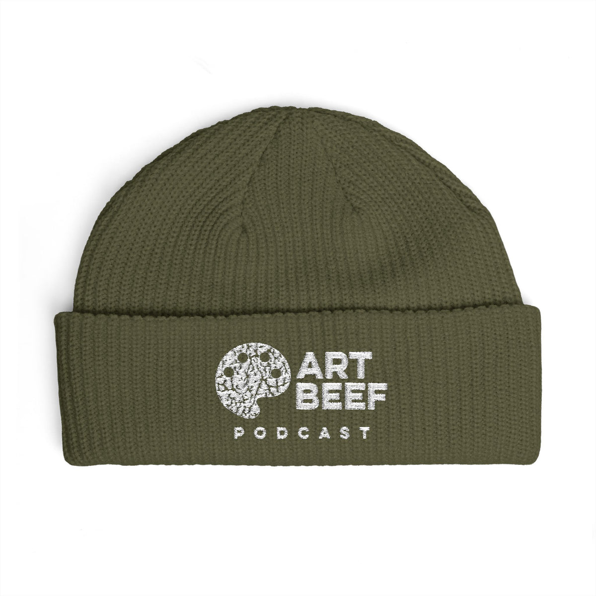 Art Beef Cuff Beanie
